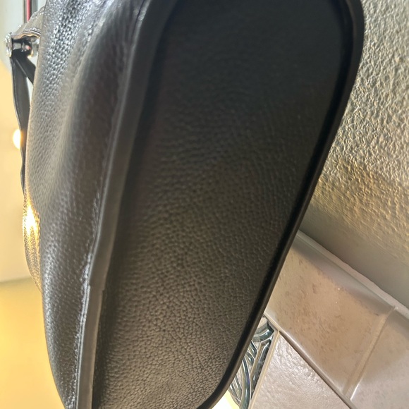 Authentic Brighton Vintage Black Leather Shoulder Bag, Excellent condition - Picture 7 of 13
